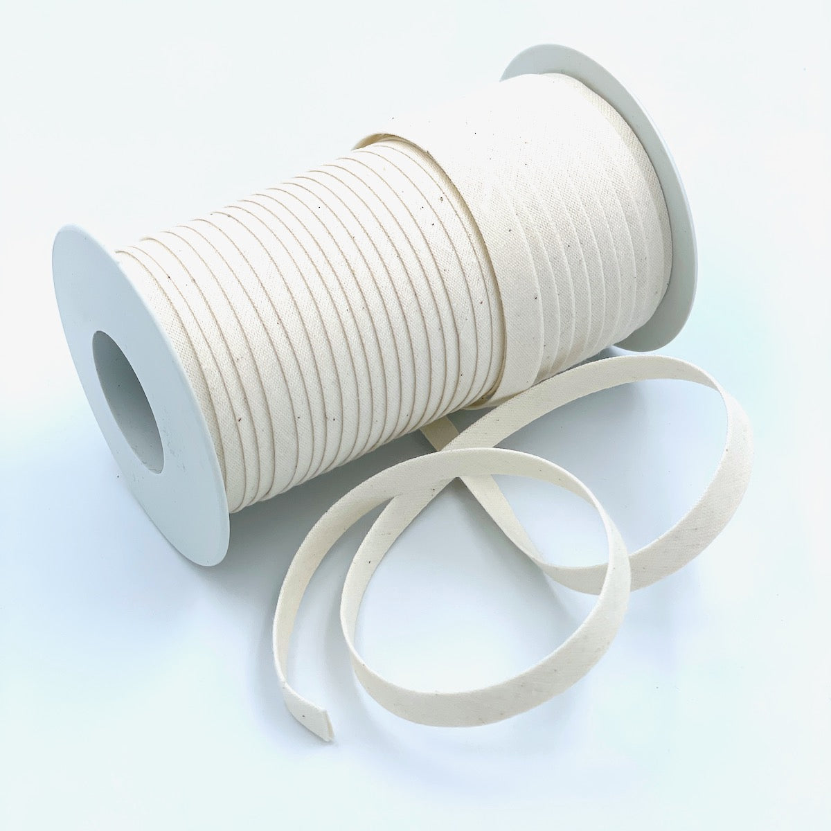 25m Reel of Plain 9mm Double Fold Bias Binding