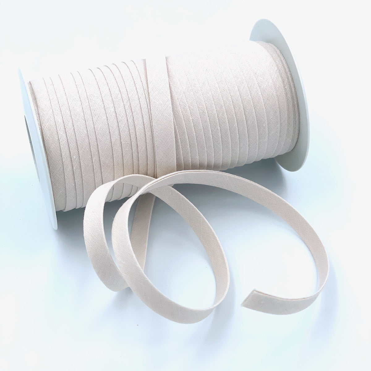 25m Reel of Plain 9mm Double Fold Bias Binding