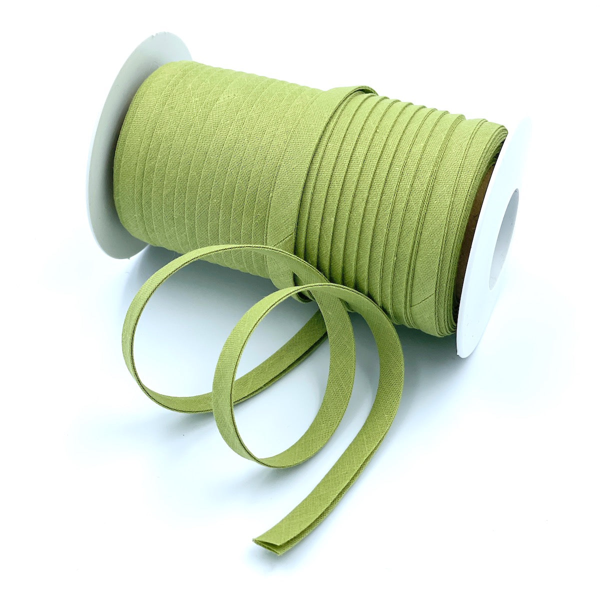 Plain 9mm Double Fold Bias Binding (25m Reel)