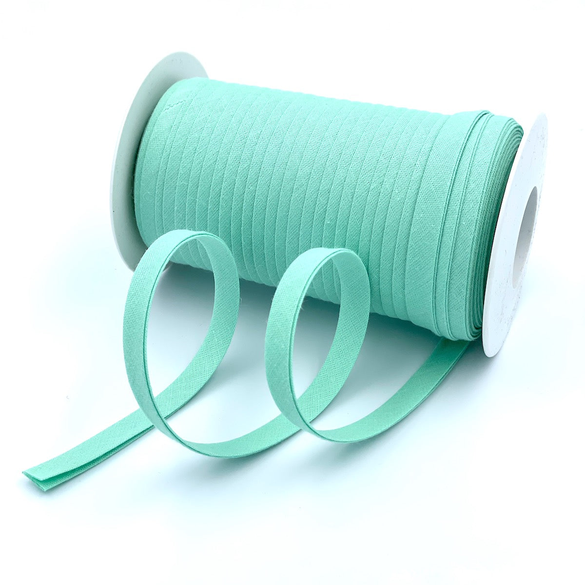 Plain 9mm Double Fold Bias Binding (25m Reel)