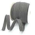 5m Roll of Large Polka Dot Piping Bias Binding