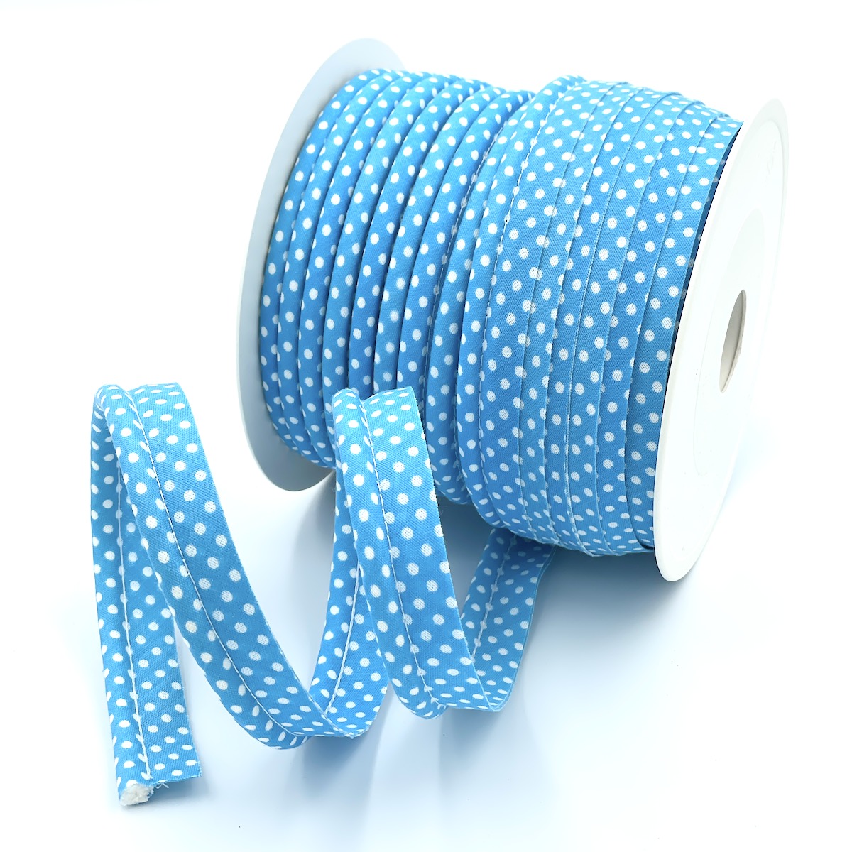 Large Polka Dot Piping Bias Binding