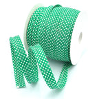 5m Roll of Large Polka Dot Piping Bias Binding