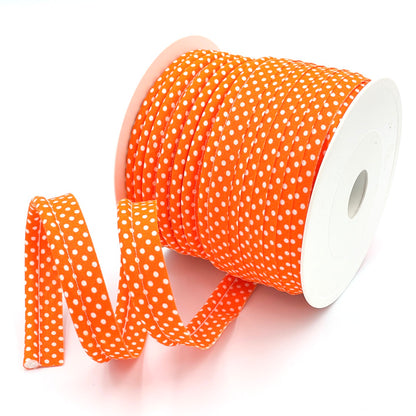 Large Polka Dot Piping Bias Binding