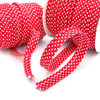 5m Roll of Large Polka Dot Piping Bias Binding
