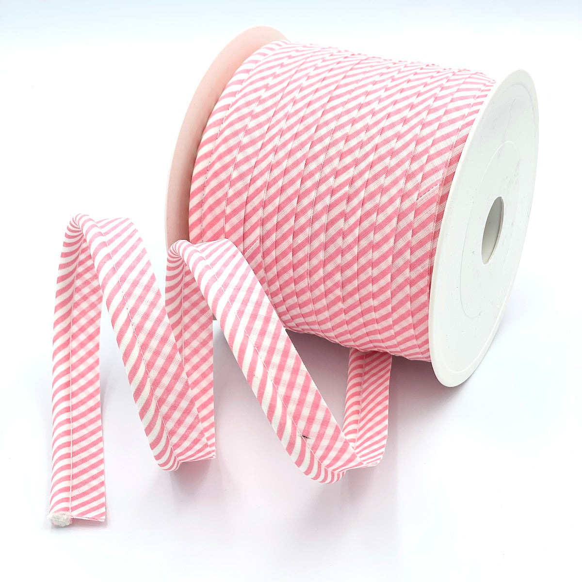 25m Reel of Large Stripe Piping Bias Binding