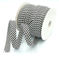 25m Reel of Large Stripe Piping Bias Binding