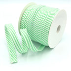 25m Reel of Large Stripe Piping Bias Binding