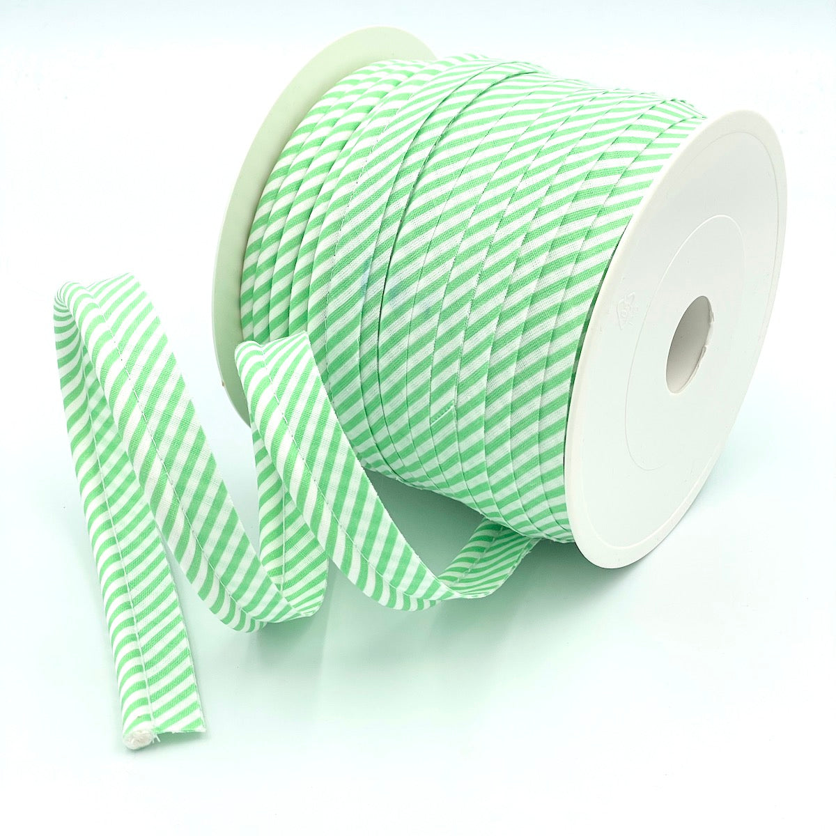 25m Reel of Large Stripe Piping Bias Binding