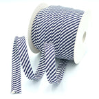 25m Reel of Large Stripe Piping Bias Binding