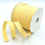 25m Reel of Large Stripe Piping Bias Binding