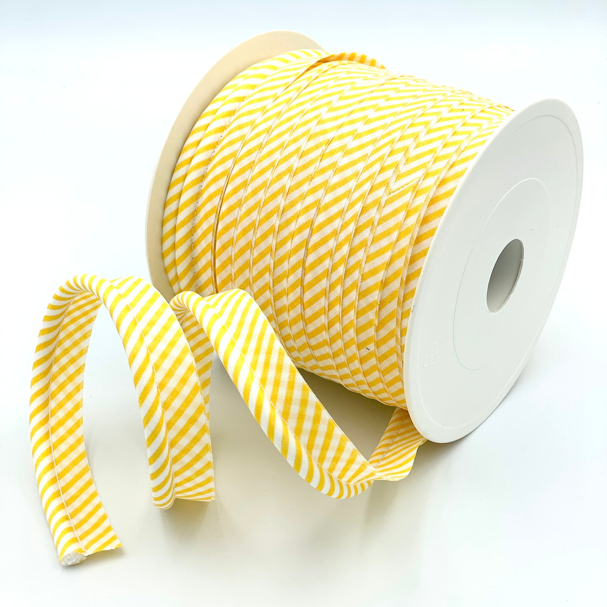 25m Reel of Large Stripe Piping Bias Binding