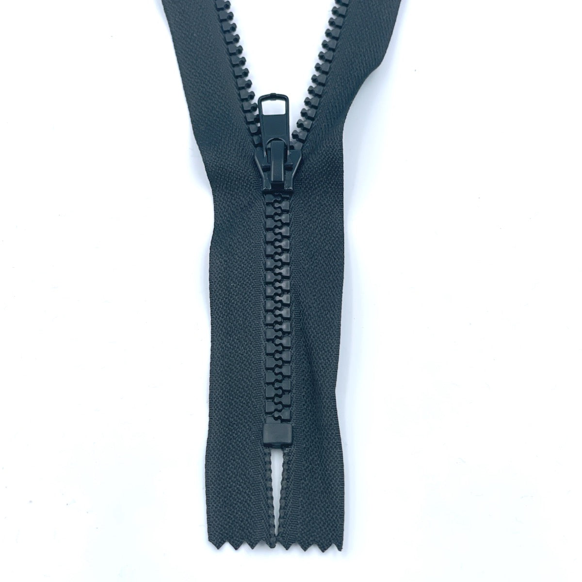 Black Chunky Zips - Open End - ALL Lengths 40cm to 85cm