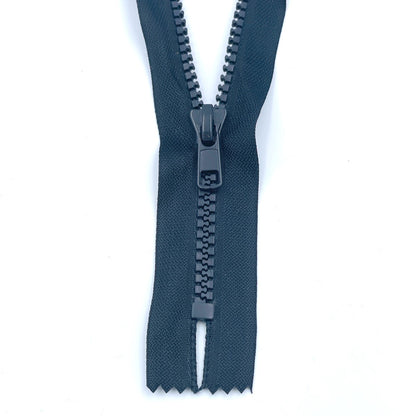 17cm Plastic Chunky Zips - Size No.5 - Closed End