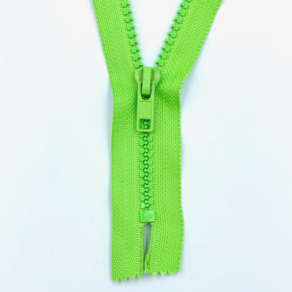 17cm Plastic Chunky Zips - Size No.5 - Closed End