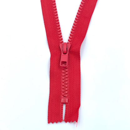 25cm Plastic Chunky Zips - Size No.5 - Closed End