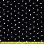 Dear Stella - Dog Days Paws - Jet Black - Sewing and Dressmaking Fabric