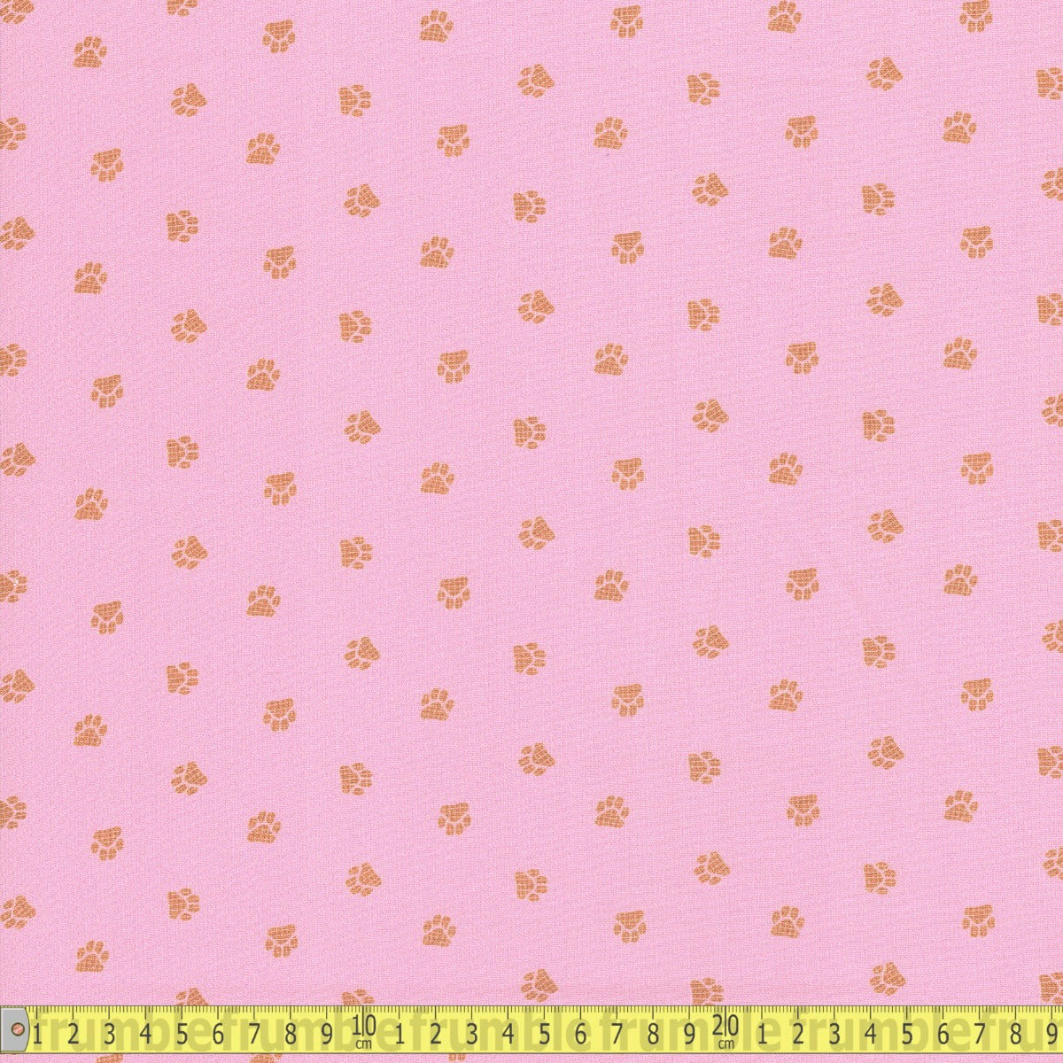 Dear Stella - Dog Days Paws - Pink - Sewing and Dressmaking Fabric