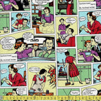 Dysfuntional Family (Multi) Quilting Fabric by Michael Miller - Sewing and Dressmaking Fabric