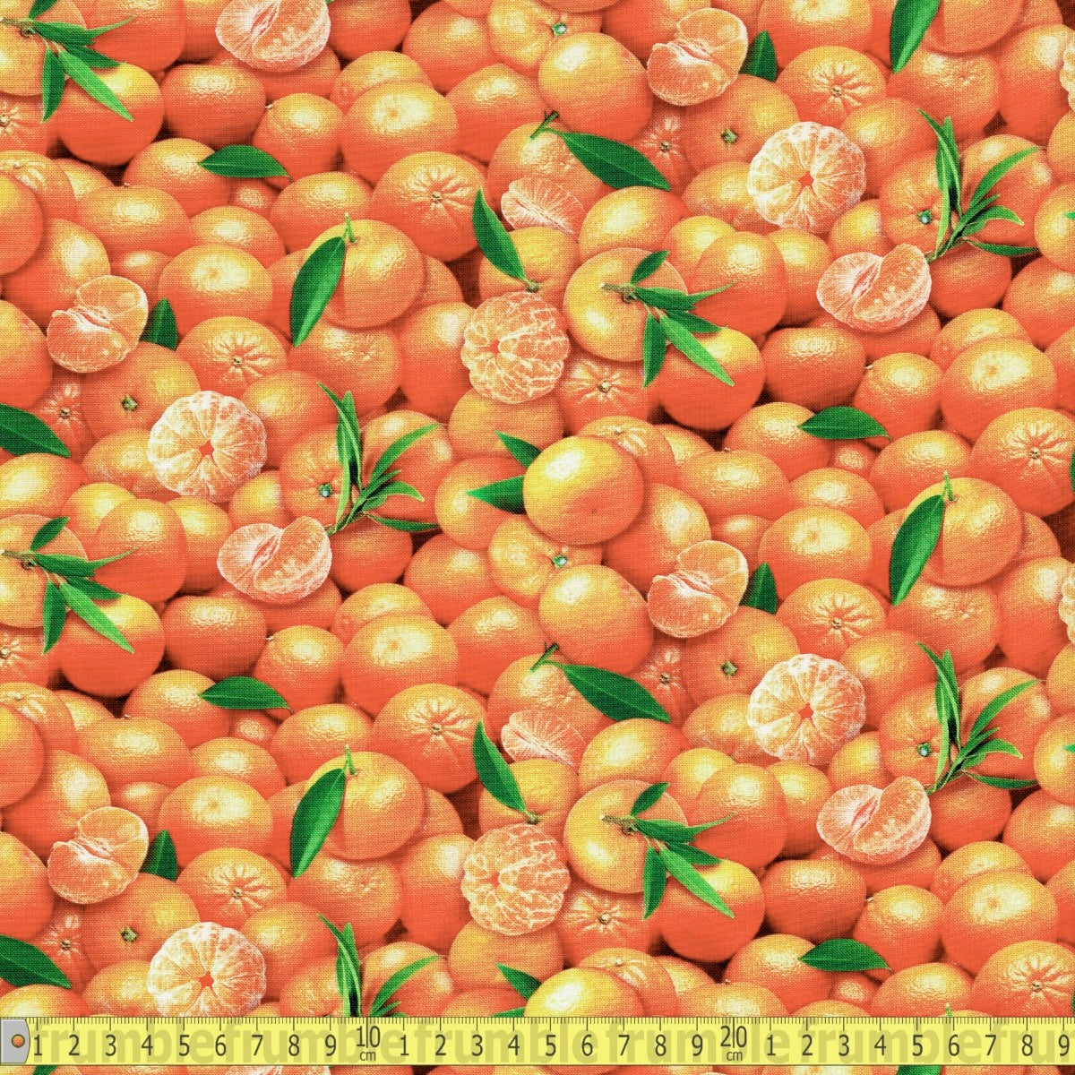 Elizabeth Studio - FavouriteFoods  - Oranges - Sewing and Dressmaking Fabric