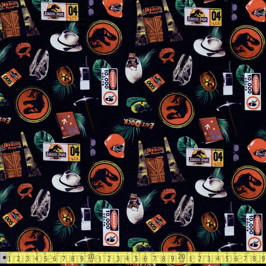Jurassic Park - Opulent Jungle - Film Icons - Sewing and Dressmaking Fabric