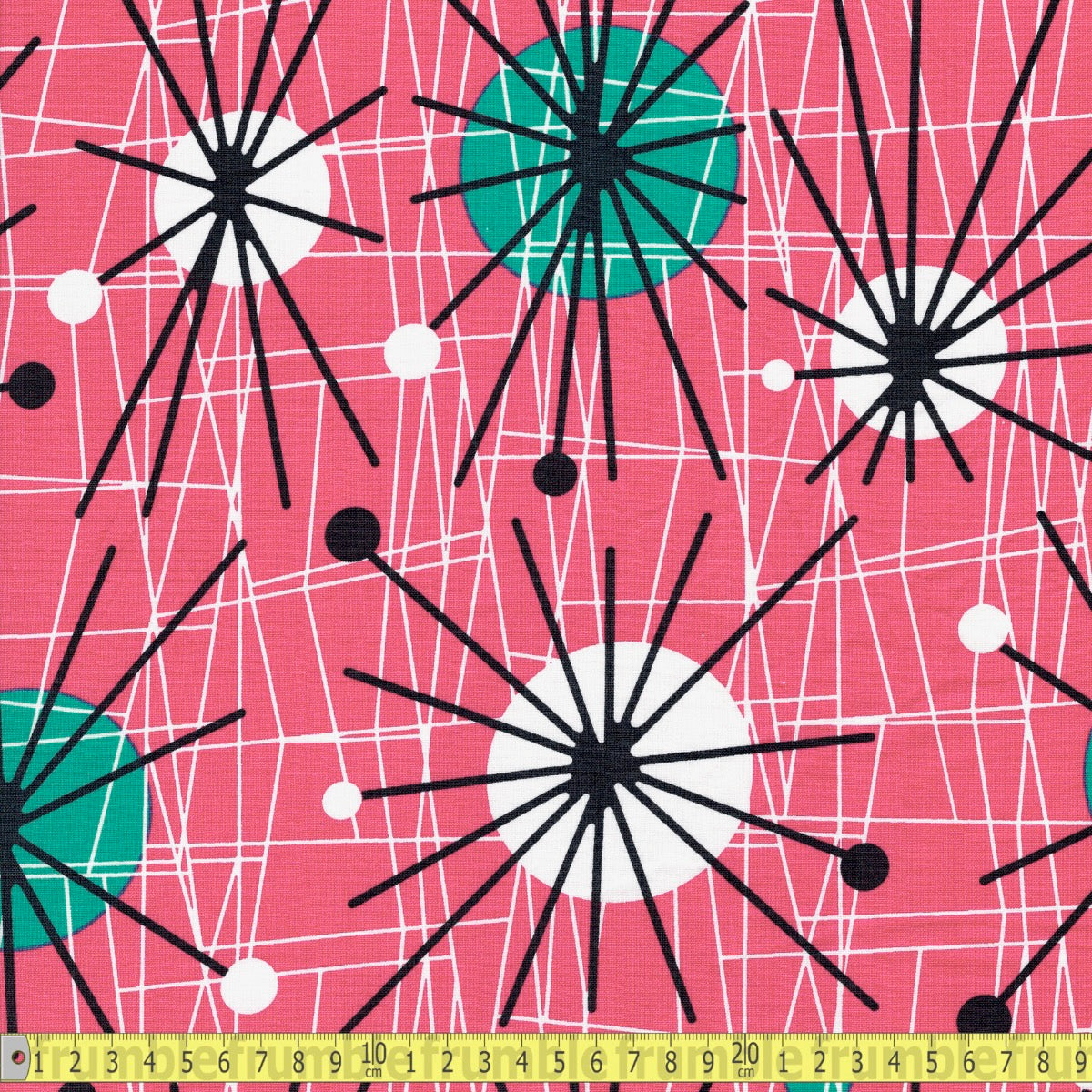 Michael Miller - Atomic - Raspberry Pink - Sewing and Dressmaking Fabric