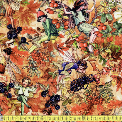 Michael Miller - Very Berry Fairy - Saffron - Sewing and Dressmaking Fabric