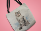 DIY Cushion Panel - Pet Fluffy Cat - Linen Look Canvas