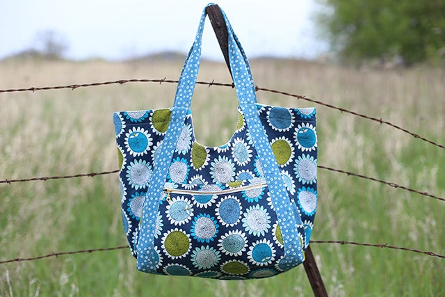 Poolside Tote Bag - Noodlehead Bag Pattern