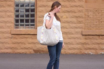 Poolside Tote Bag - Noodlehead Bag Pattern