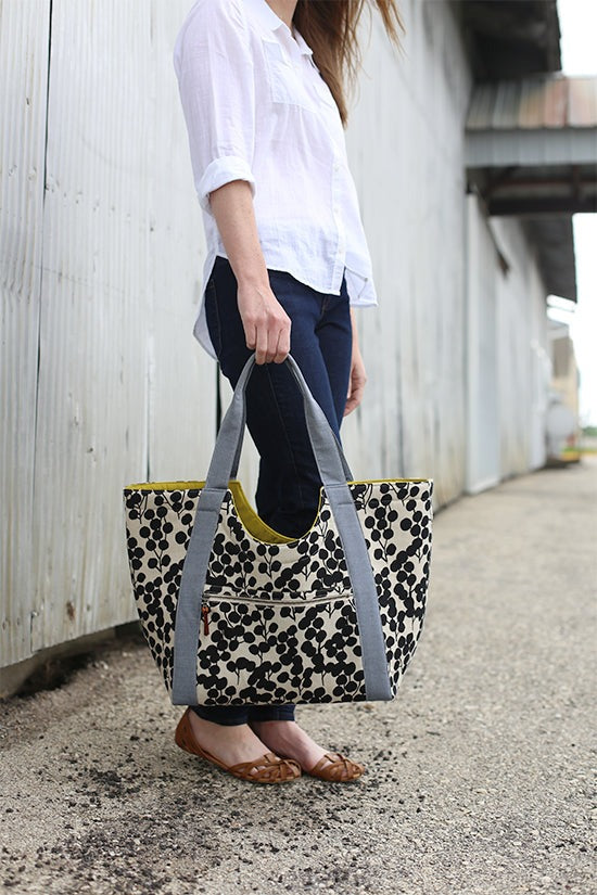 Poolside Tote Bag - Noodlehead Bag Pattern