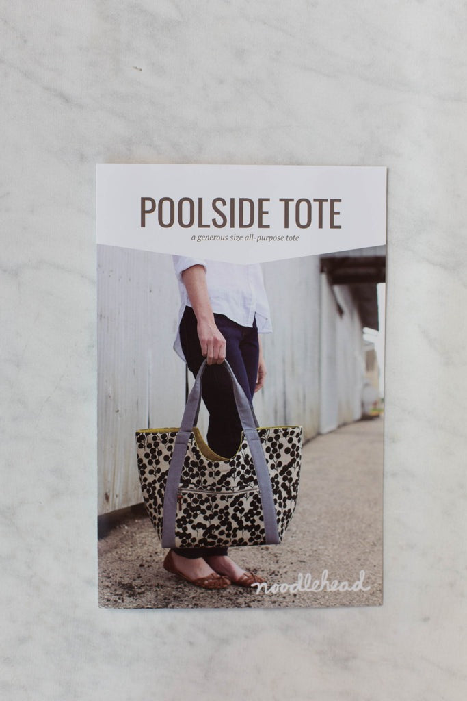 Poolside Tote Bag - Noodlehead Bag Pattern