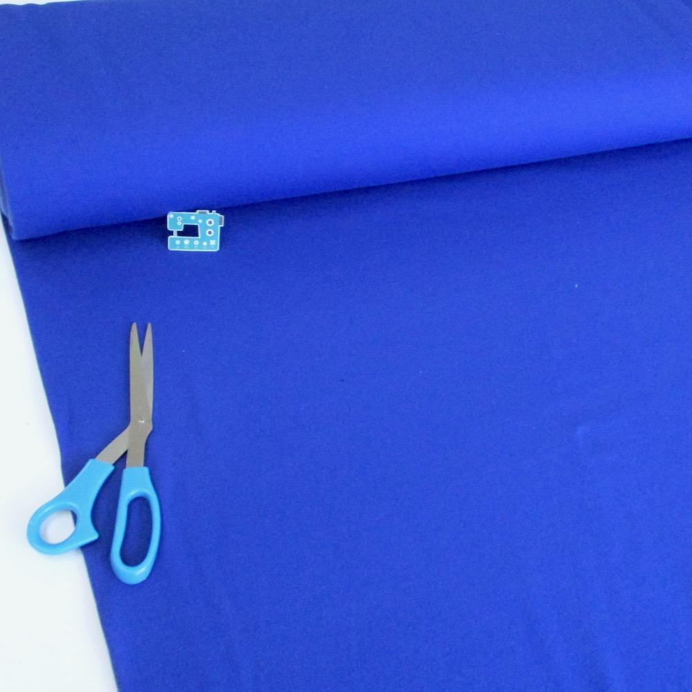 Premium Knits - French Terry - Royal Blue Sewing and Dressmaking Fabric