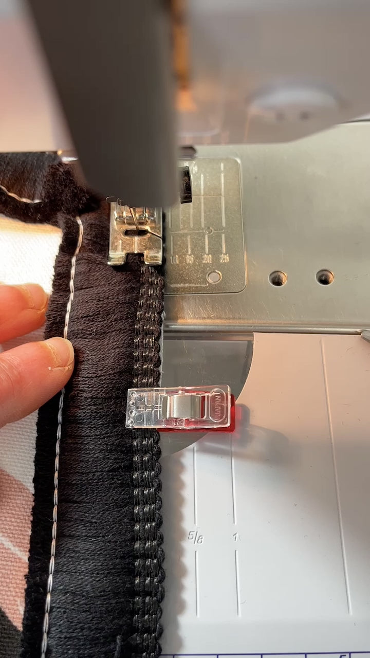 30mm Cotton Brush Ruche Fringe Trim