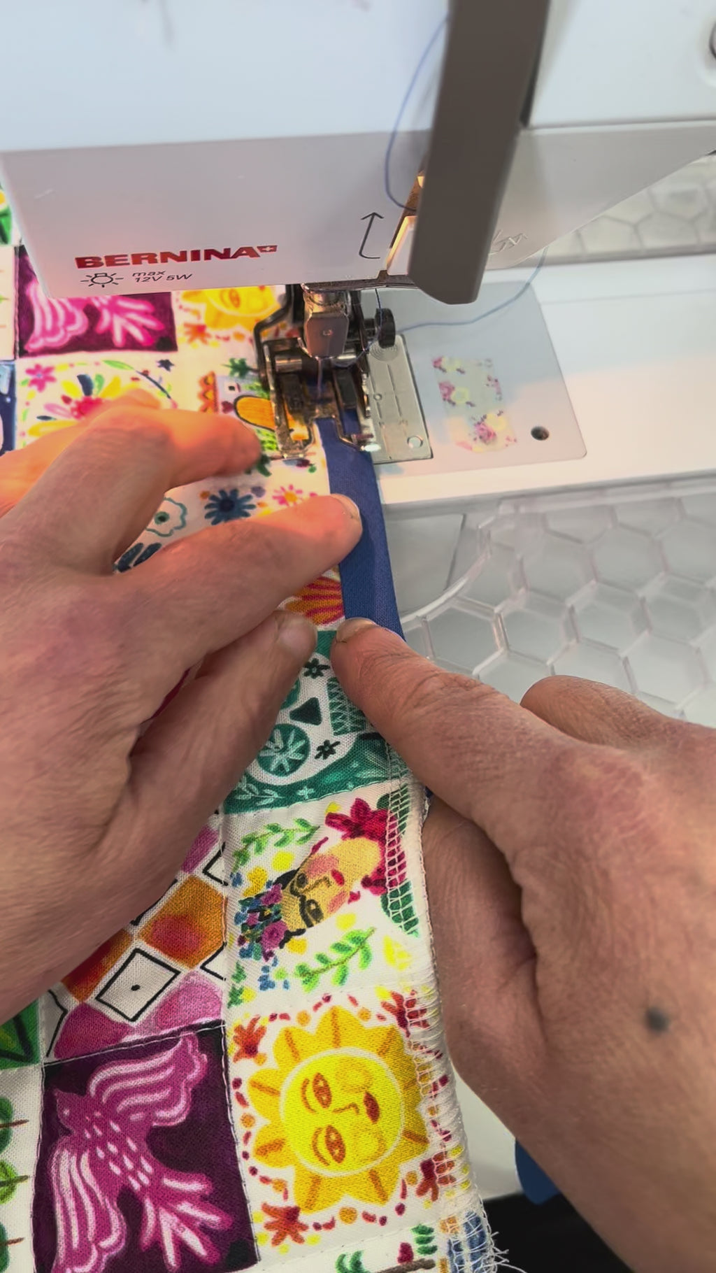 25m Reel of Plain 12mm Double Fold Bias Binding