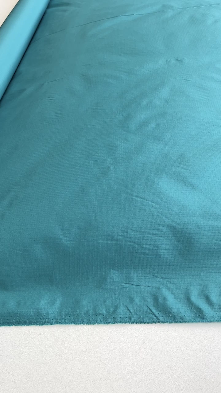 AeroWind Weave  - Deadstock Designer Fabric - Dark Teal