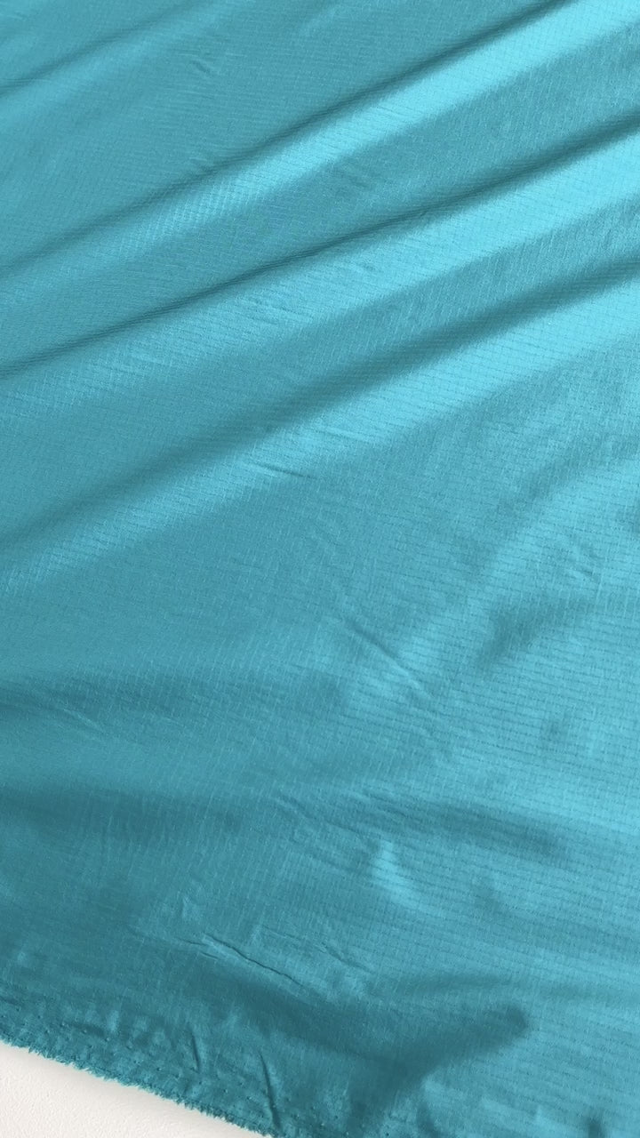 AeroWind Weave  - Deadstock Designer Fabric - Dark Teal