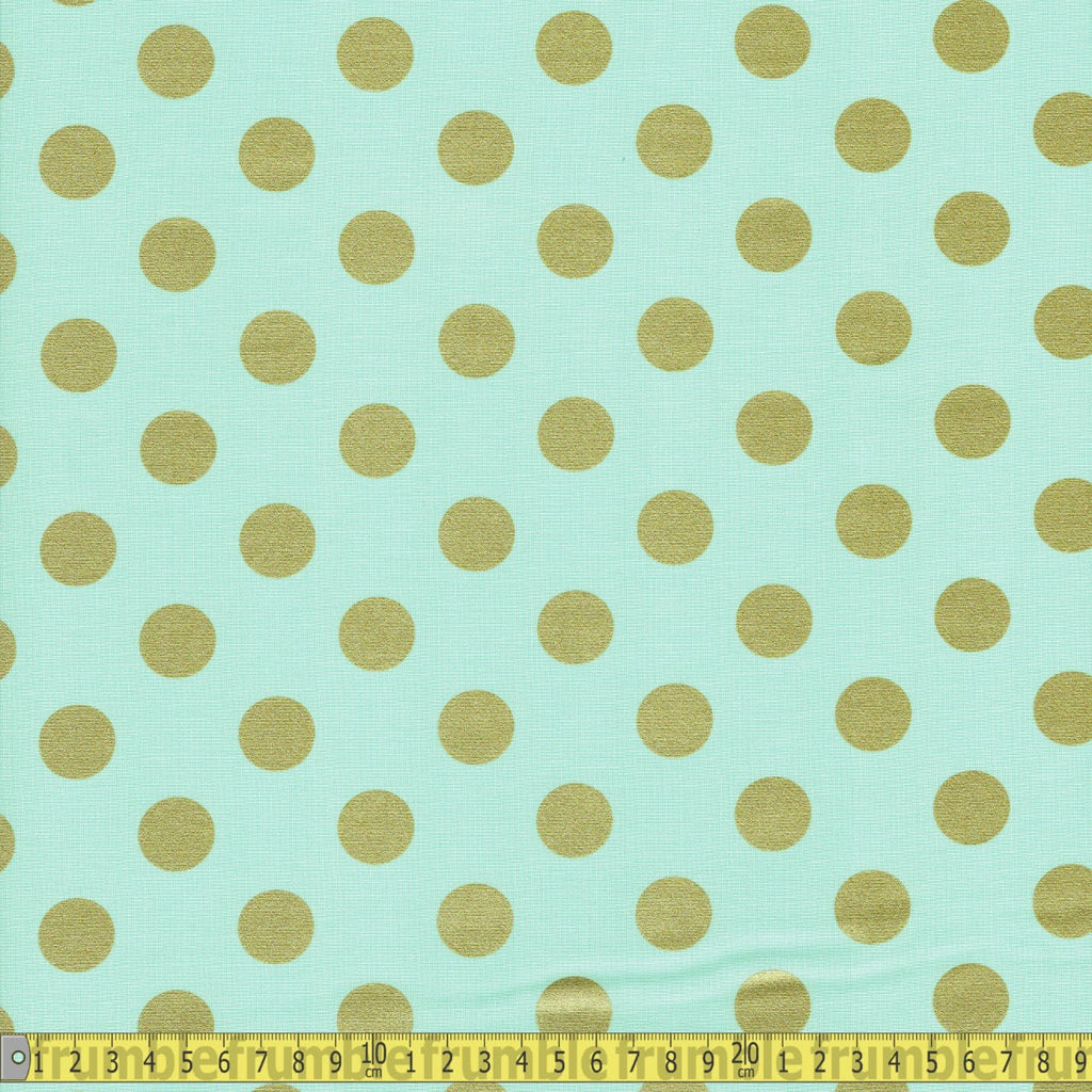Quarter Dot Pearlized (Mist) Quilting Fabric by Michael Miller - Sewing and Dressmaking Fabric