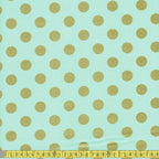 Quarter Dot Pearlized (Mist) Quilting Fabric by Michael Miller - Sewing and Dressmaking Fabric