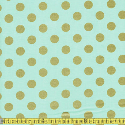 Quarter Dot Pearlized (Mist) Quilting Fabric by Michael Miller - Sewing and Dressmaking Fabric