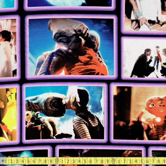 Quilting Cotton - E.T The Extra Terrestrial - Movie Strip - Sewing and Dressmaking Fabric