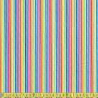Rainbow Stripe (Rainbow) Quilting Fabric by Michael Miller - Sewing and Dressmaking Fabric