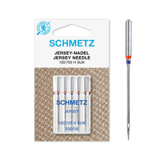 x5 Schmetz Jersey Needles : Size 100/16