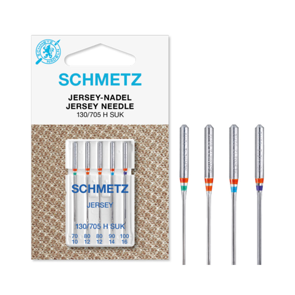 x5 Schmetz Jersey Needles : Mix 70-100