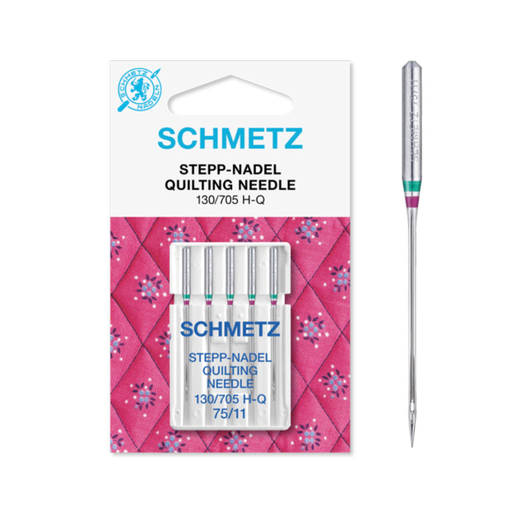 x5 Schmetz Quilting Needles : Mix 75-90