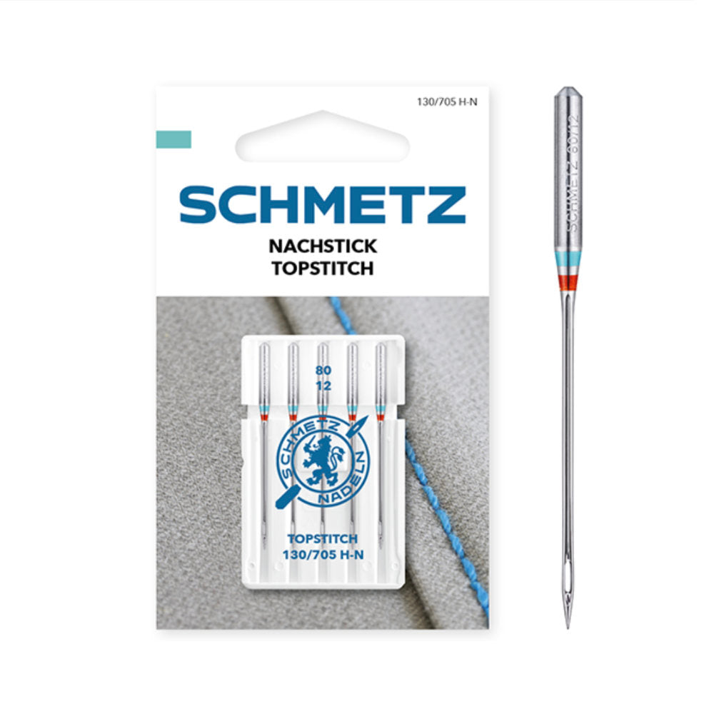 x5 Schmetz Topstitch Needles : Mix 80-100