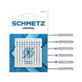 x10 Schmetz Universal Sewing Machine Needles : Mix 60-110