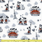 Springs Creative - Mickey And Minnie - Vintage Romance - Sewing and Dressmaking Fabric