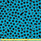 Studio E - Data Point Keys On Circuit Board Blue - Sewing and Dressmaking Fabric