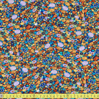 Timeless Treasures - Metallic Geo Floral - Purple - Sewing and Dressmaking Fabric
